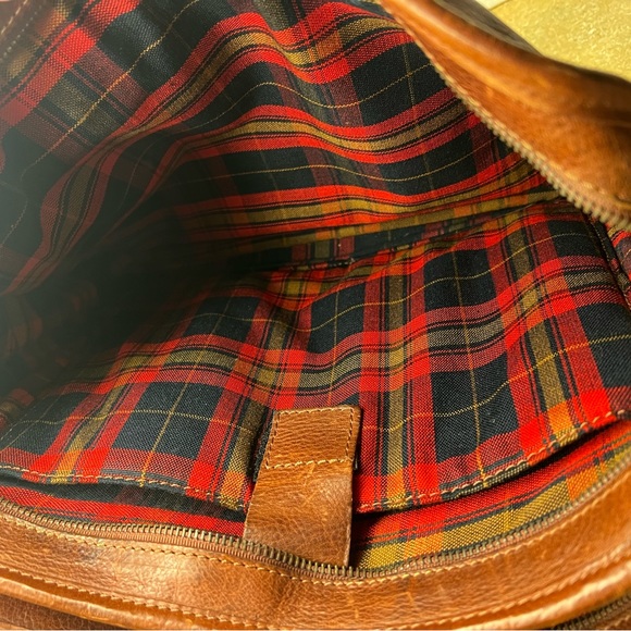 HANK LEATHER SATCHEL-COGNAC-EXCELLENT CONDITION - Picture 9 of 15